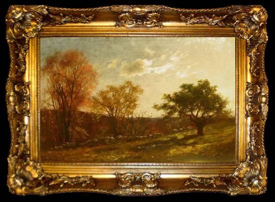 framed  Charles Furneaux Landscape Study, Melrose, Massachusetts, oil painting by Charles Furneaux, ta009-2